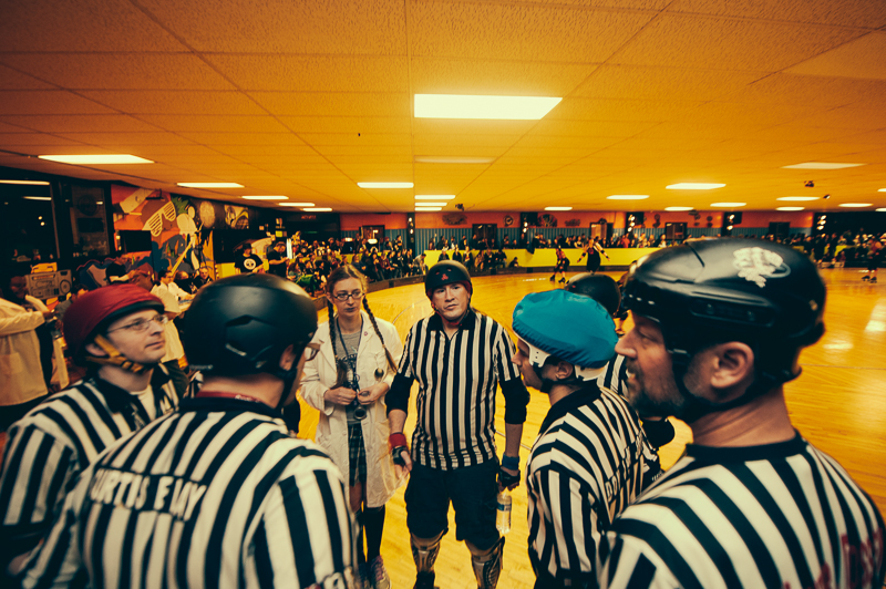 The rollergirls held their latest bout in White Center Saturday. Photographer Stephen