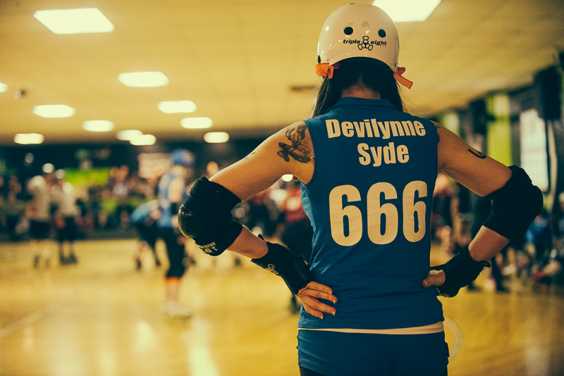 The rollergirls held their latest bout in White Center Saturday. Photographer Stephen