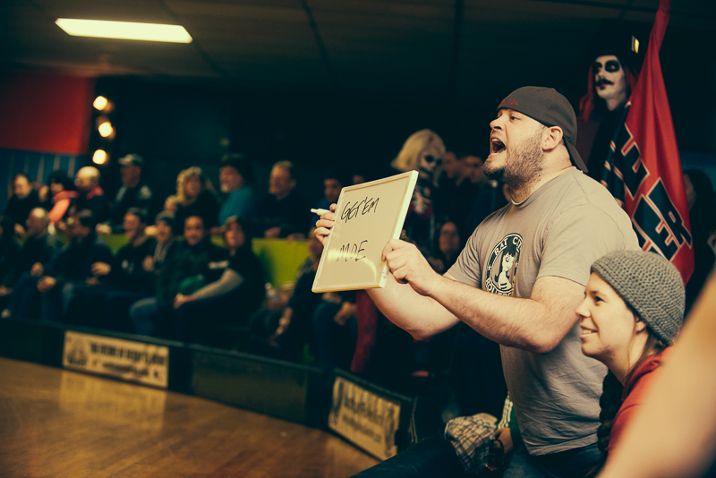 The rollergirls held their latest bout in White Center Saturday. Photographer Stephen