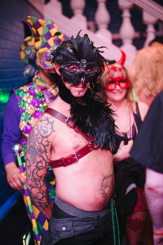 Costumes were mandatory at Sasha Scarlett's Seattle Erotic Ball, held on Fat