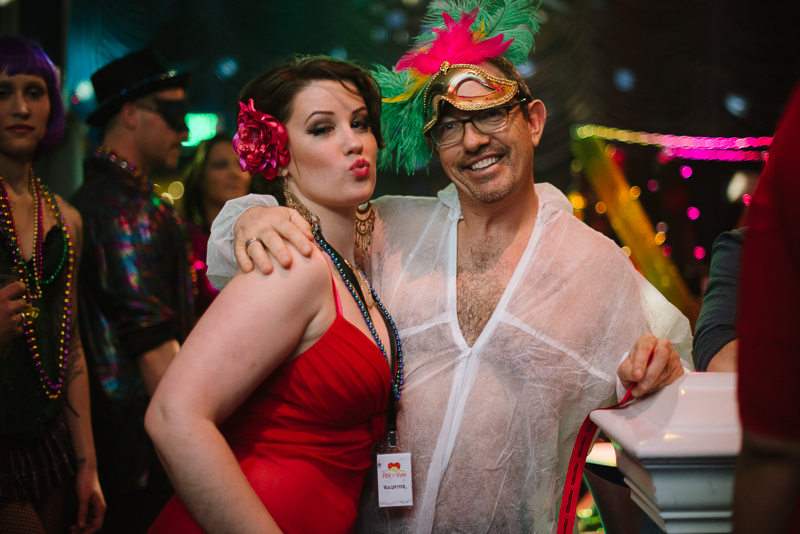 Costumes were mandatory at Sasha Scarlett's Seattle Erotic Ball, held on Fat