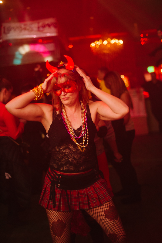 Costumes were mandatory at Sasha Scarlett's Seattle Erotic Ball, held on Fat