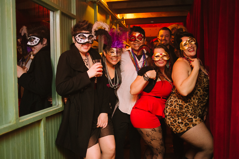 Costumes were mandatory at Sasha Scarlett's Seattle Erotic Ball, held on Fat