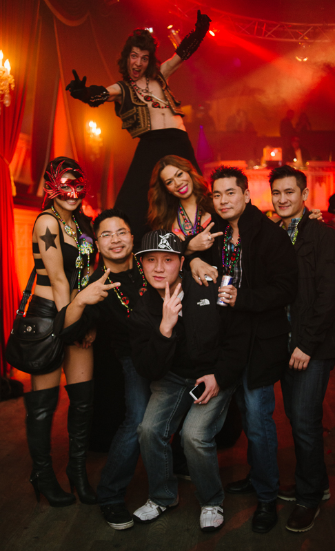 Costumes were mandatory at Sasha Scarlett's Seattle Erotic Ball, held on Fat