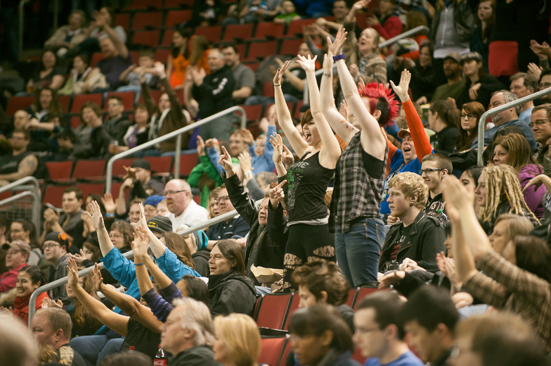 The Rat City Rollergirls kicked their season off Saturday at KeyArena, with