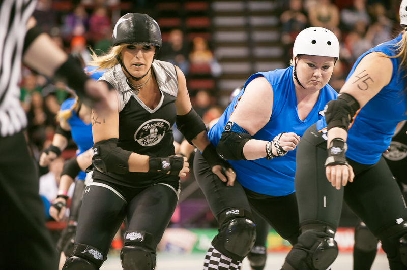 The Rat City Rollergirls kicked their season off Saturday at KeyArena, with