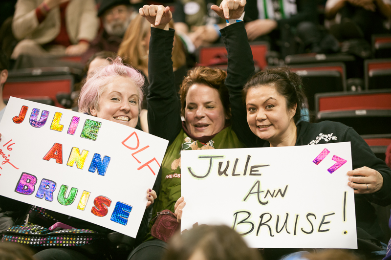 The Rat City Rollergirls kicked their season off Saturday at KeyArena, with