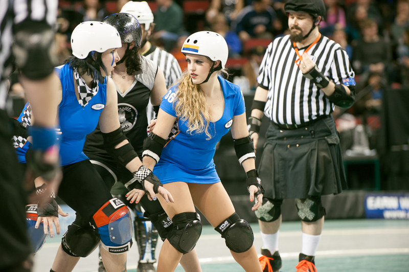 The Rat City Rollergirls kicked their season off Saturday at KeyArena, with