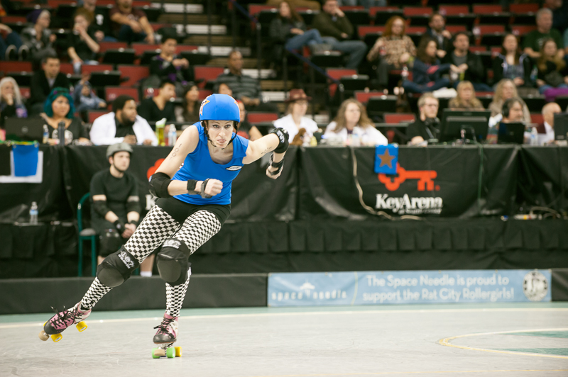The Rat City Rollergirls kicked their season off Saturday at KeyArena, with