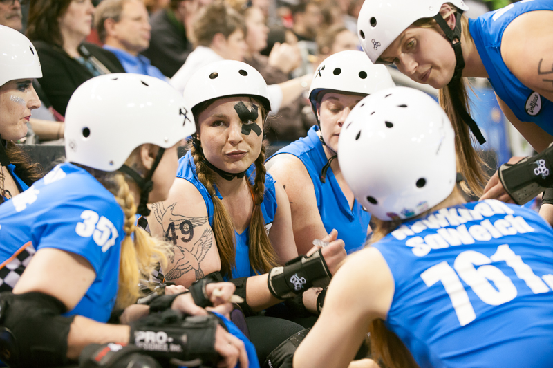 The Rat City Rollergirls kicked their season off Saturday at KeyArena, with