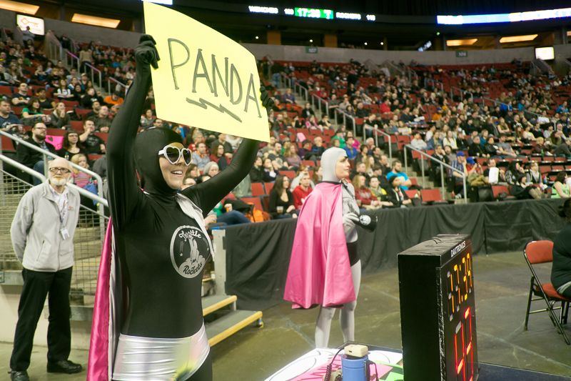 The Rat City Rollergirls kicked their season off Saturday at KeyArena, with
