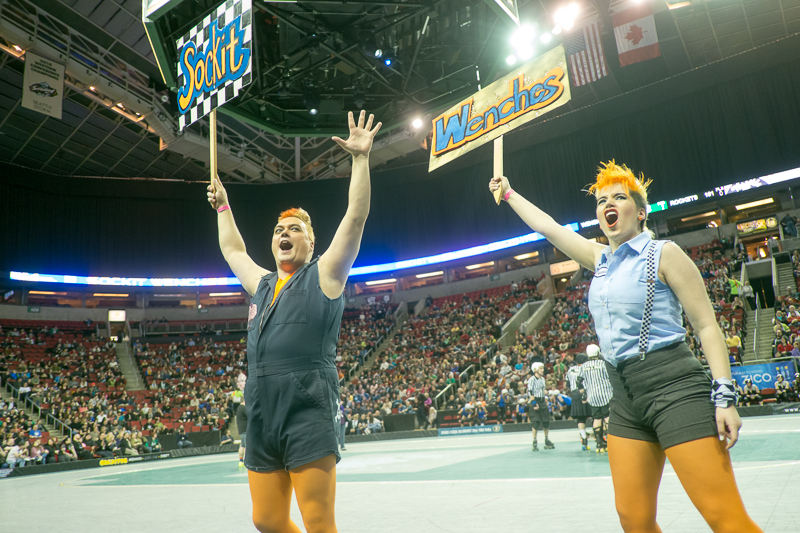 The Rat City Rollergirls kicked their season off Saturday at KeyArena, with