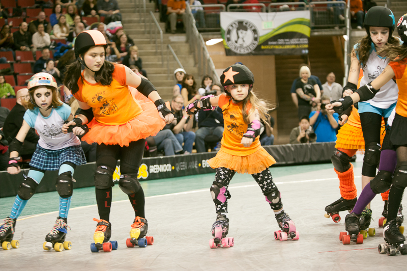 The Rat City Rollergirls kicked their season off Saturday at KeyArena, with