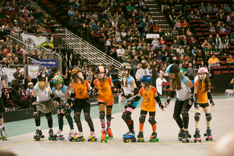 The Rat City Rollergirls kicked their season off Saturday at KeyArena, with
