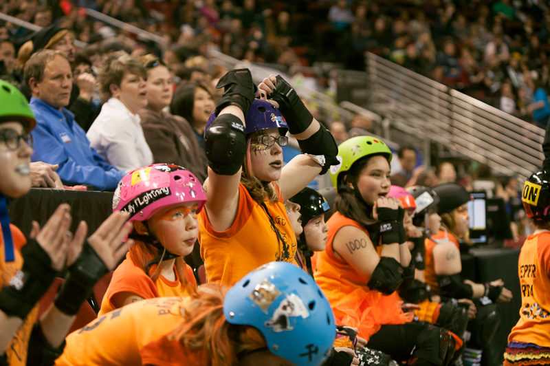 The Rat City Rollergirls kicked their season off Saturday at KeyArena, with