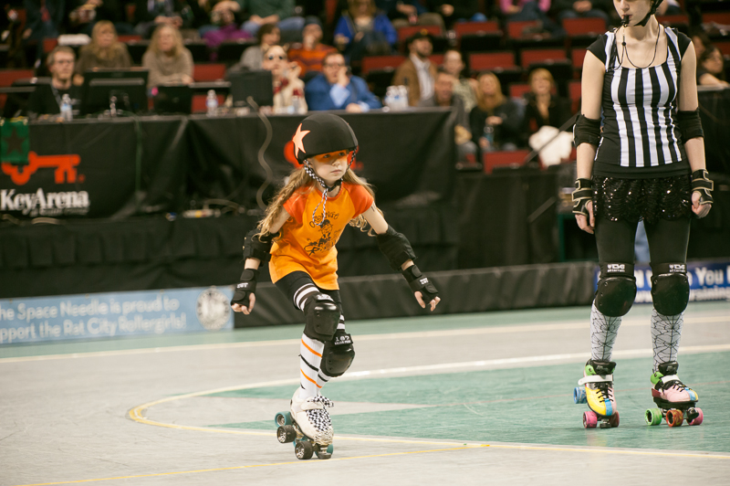 The Rat City Rollergirls kicked their season off Saturday at KeyArena, with