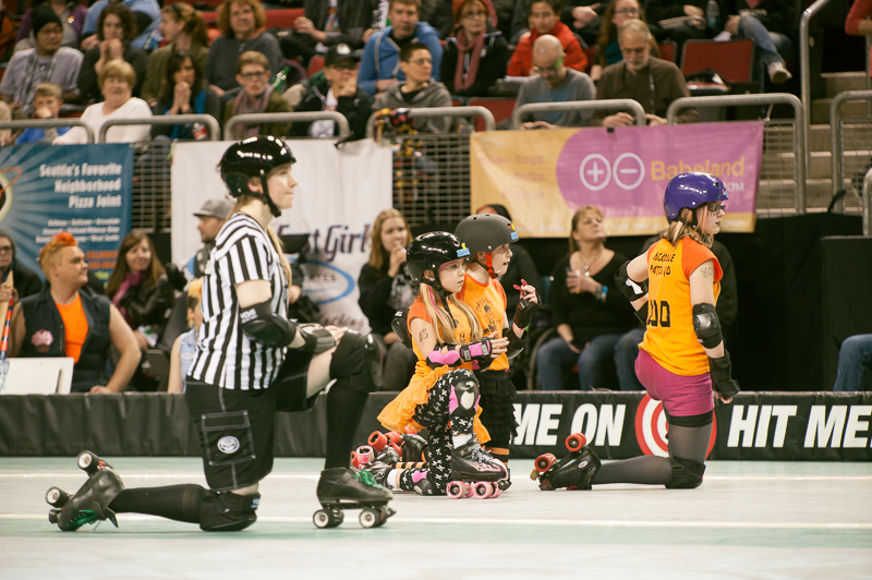 The Rat City Rollergirls kicked their season off Saturday at KeyArena, with
