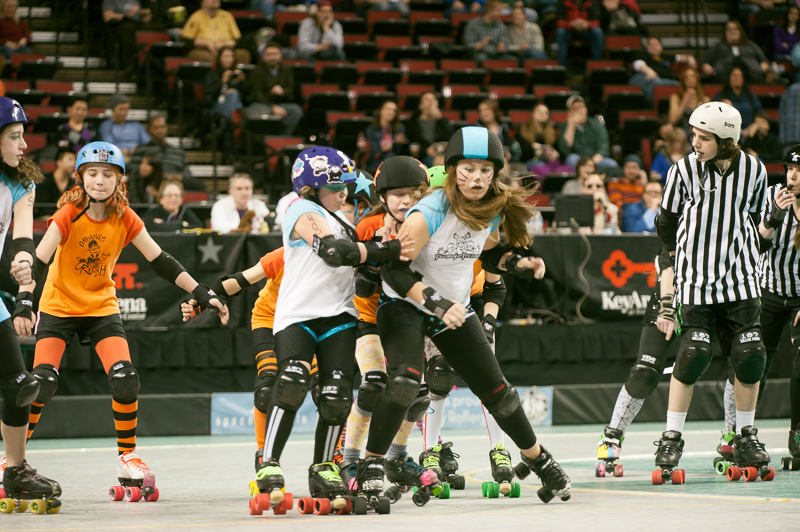 The Rat City Rollergirls kicked their season off Saturday at KeyArena, with