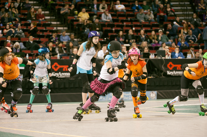 The Rat City Rollergirls kicked their season off Saturday at KeyArena, with