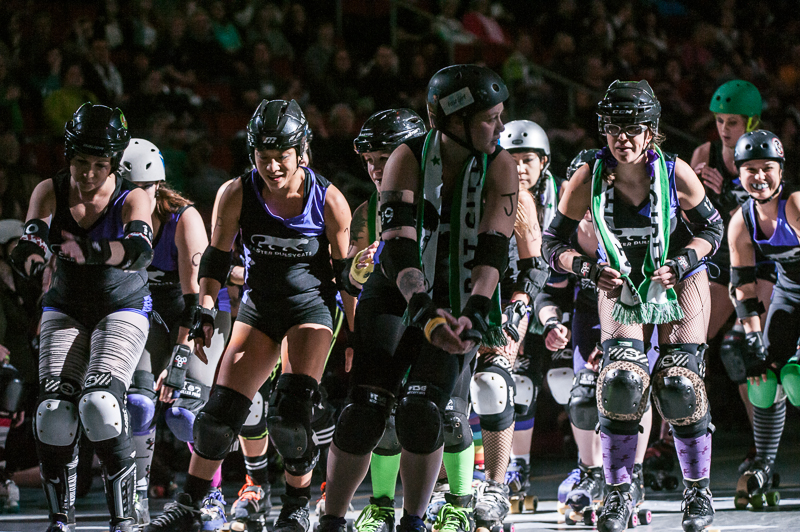 The Rat City Rollergirls kicked their season off Saturday at KeyArena, with