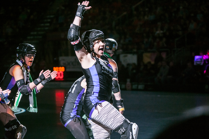 The Rat City Rollergirls kicked their season off Saturday at KeyArena, with