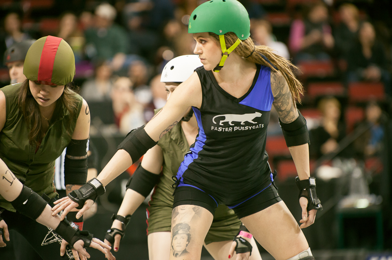 The Rat City Rollergirls kicked their season off Saturday at KeyArena, with