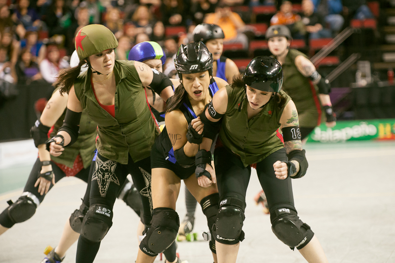 The Rat City Rollergirls kicked their season off Saturday at KeyArena, with
