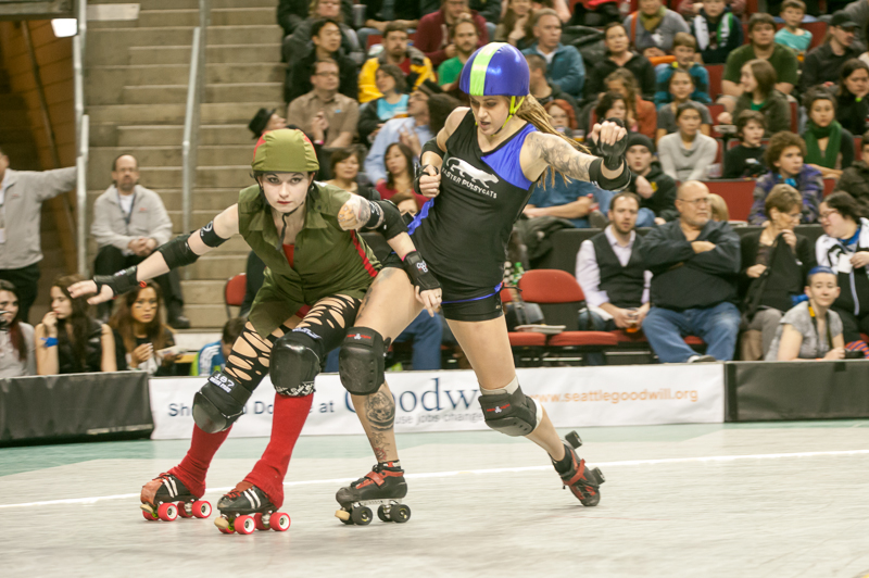 The Rat City Rollergirls kicked their season off Saturday at KeyArena, with