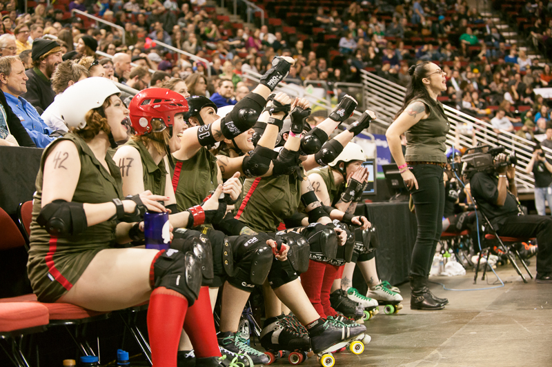 The Rat City Rollergirls kicked their season off Saturday at KeyArena, with