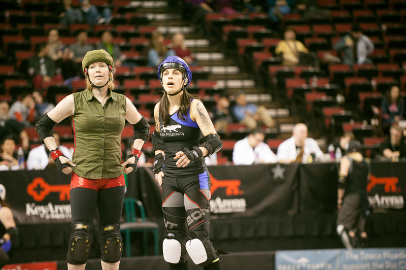 The Rat City Rollergirls kicked their season off Saturday at KeyArena, with