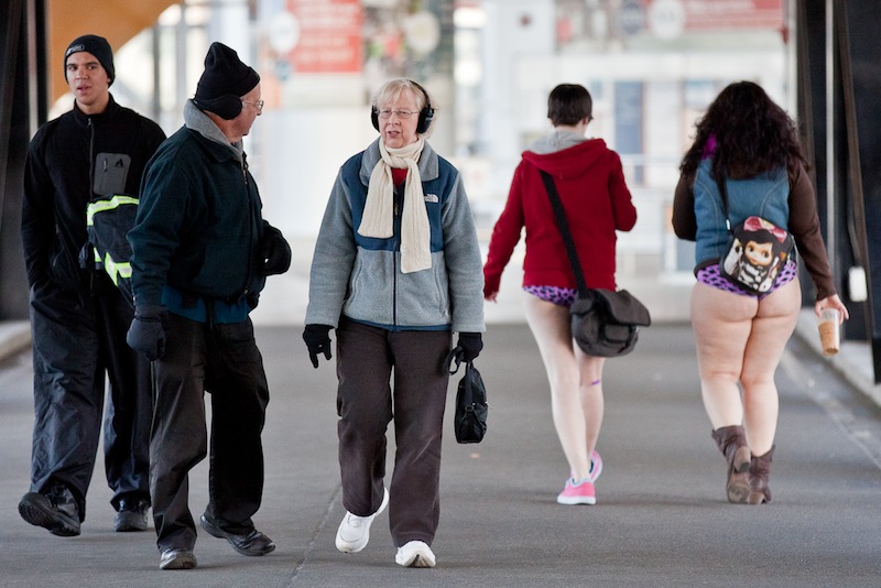 On Sunday, Seattle once again took part in the world wide no-pants