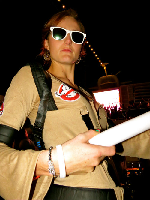 Attendees of Hard's Holy Ship!! electro-cruise got spooky this past Saturday night