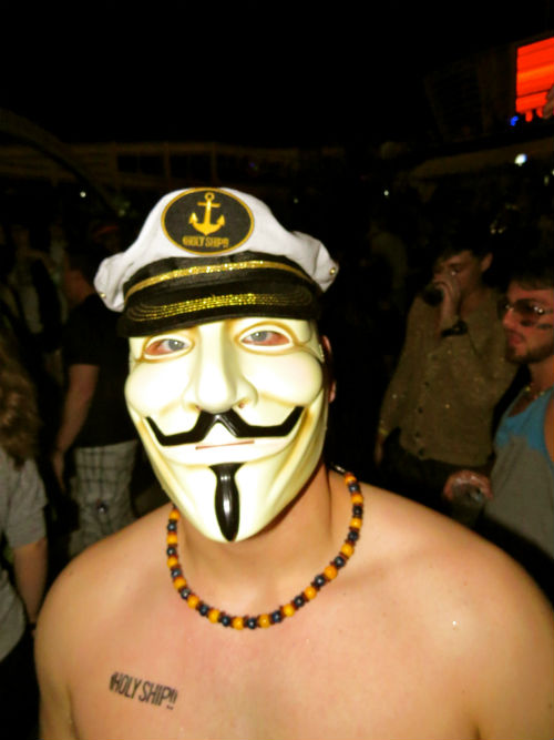 Attendees of Hard's Holy Ship!! electro-cruise got spooky this past Saturday night