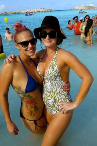 Attendees of Hard's electro party cruise Holy Ship!! spent Sunday afternoon on