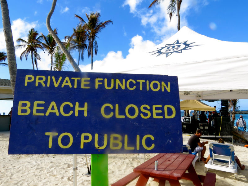 Attendees of Hard's electro party cruise Holy Ship!! spent Sunday afternoon on