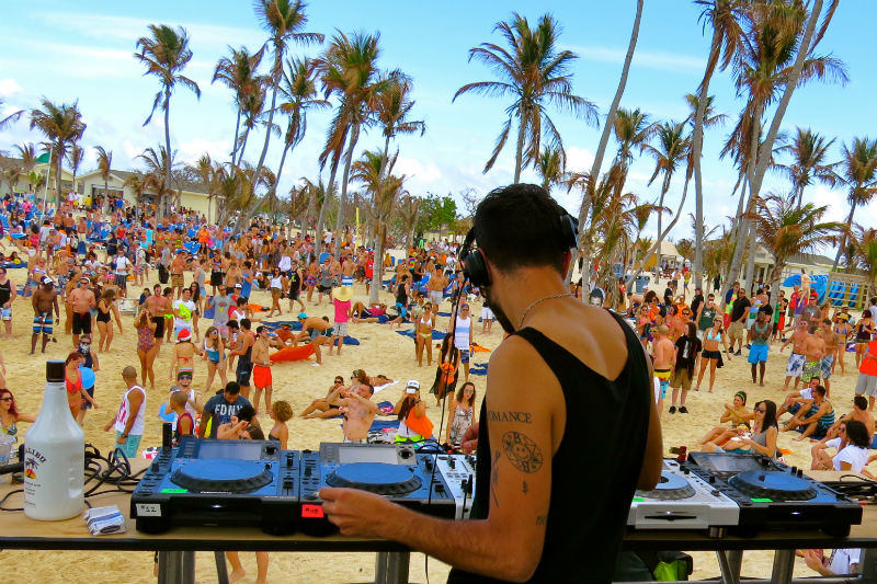 Attendees of Hard's electro party cruise Holy Ship!! spent Sunday afternoon on