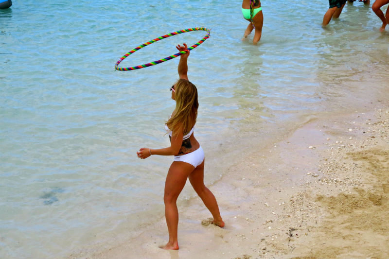 Attendees of Hard's electro party cruise Holy Ship!! spent Sunday afternoon on