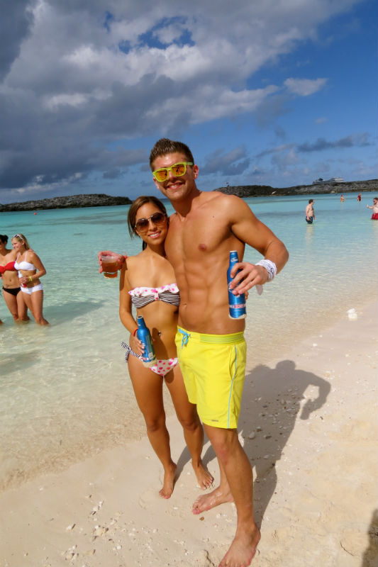 Attendees of Hard's electro party cruise Holy Ship!! spent Sunday afternoon on