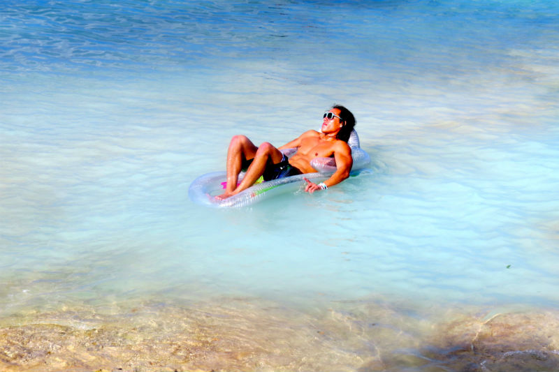 Attendees of Hard's electro party cruise Holy Ship!! spent Sunday afternoon on