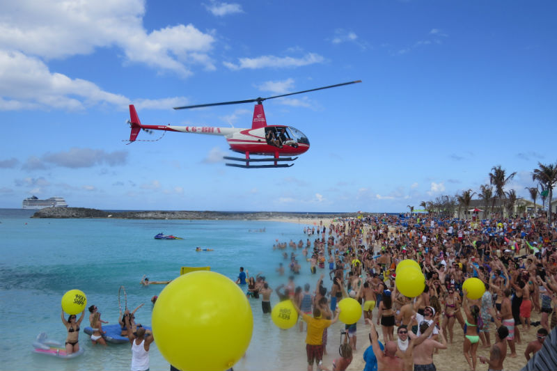 Attendees of Hard's electro party cruise Holy Ship!! spent Sunday afternoon on