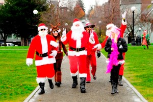 Beginning noon Saturday at Cal Anderson Park, Santarchy struck Seattle again, bringing