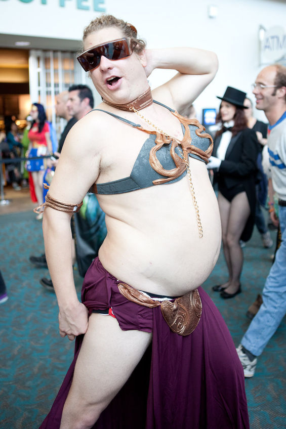 The star power came out in San Diego, as cosplayers outfits included nods towards My Little PonyFriendship is Magic, Game of Thrones, Chef Vader, Spaceballs Barf,Homestuck, The Venture Brothers, a never-nude Tobia FA¼nke still seeking his Blue Man Group, and the always-popular gender bent slave Leia. See more Photos from San Diego Comic Con 2012.