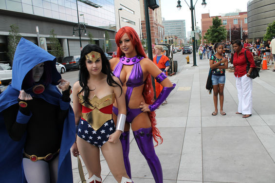 One of the costumes of Denver Comic Con, held in June. See more: The Costumes of Denver Comic Con.