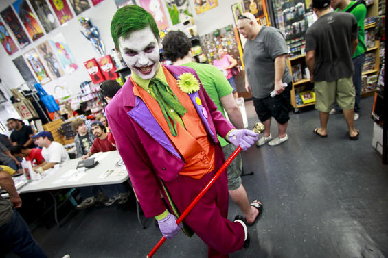 For the fanboys -- and girls -- who couldn't manage to fly to San Diego for Comic-Con International, Tate's Comics in Lauderhill, Florida held the next best thing. See more: Not At Comic Con 2012.
