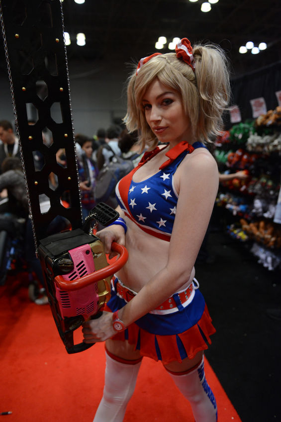 In October, New York's Javits Center was completely overrun with the wild and crazy attendees of New York Comic Con. The fun wasn't just for the gentleman, as these lovely ladies can attest. See more: The Lovely Ladies of New York Comic Con.