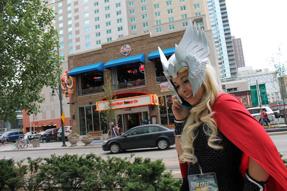 One of the costumes of Denver Comic Con, held in June. See more: The Costumes of Denver Comic Con.