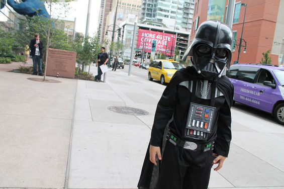 One of the costumes of Denver Comic Con, held in June. See more: The Costumes of Denver Comic Con.