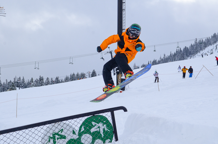 After watching snow fall only to be washed away by rain for