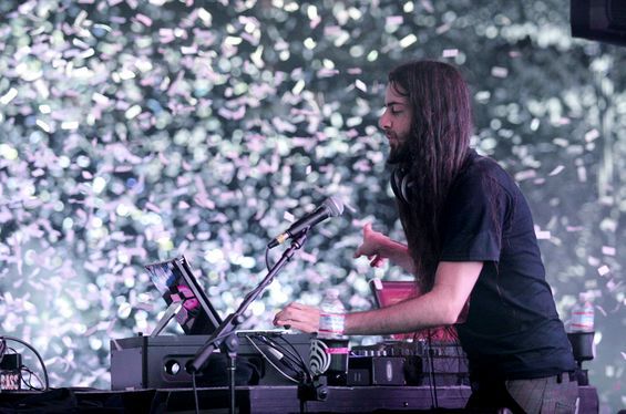 A scene from Bassnectar's show in October in San Francisco. Get more Bassnectar: Bassnectar in San Francisco and Bass Instincts: How Bassnectar Came to Rule American Dance Music.