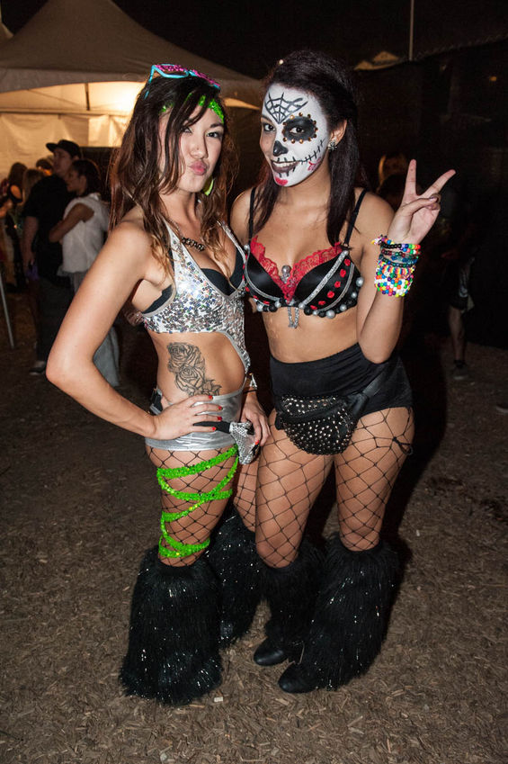 HARD Fest celebrated Day Of The Dead on Saturday, November 3 with 35,000 of its closest friends for a sold out extravaganza at Los Angeles State Historic Park with performances from Justice, Major Lazer, Jack beats, Knife Party, Dillion Frances, Zeds Dead and more. See more photos of HARD Fest: Day of the Dead.